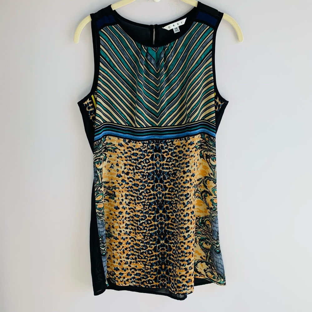 Sheer Black Sleeveless Dress Top